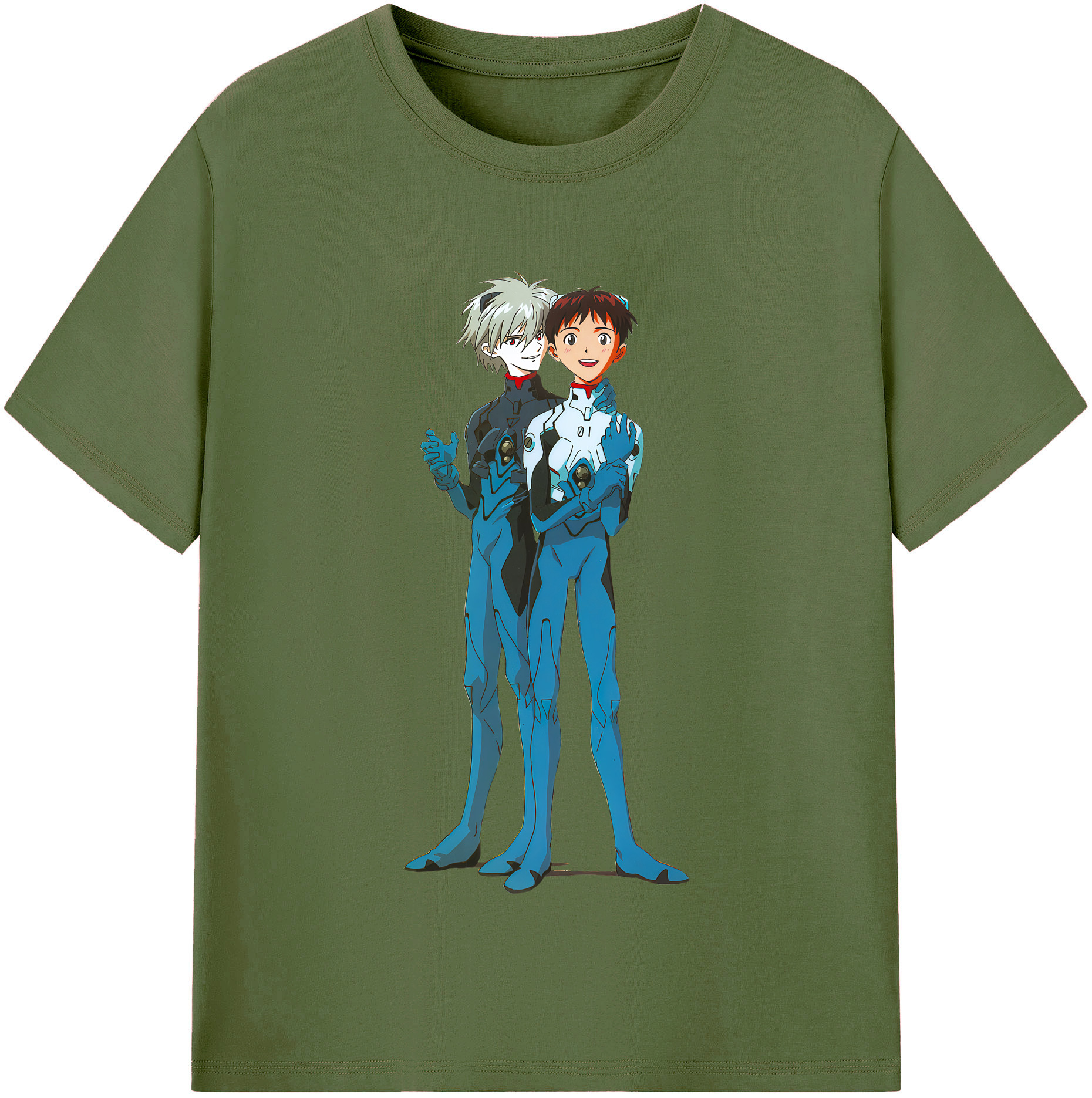 （画像用） EVA 新世紀エヴァンゲリオン 綿100％半袖Tシャツ（フロントプリント）